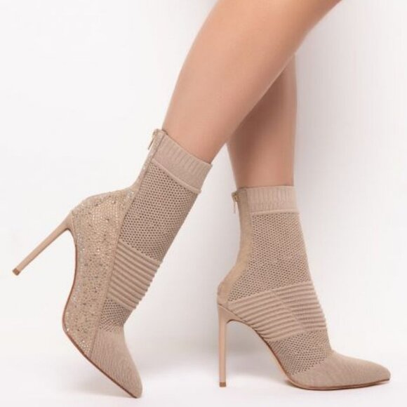 IT'S  A GIVEN  THAT SHOWSTOPPER STILETTO BOOTIE - Picture 1 of 7